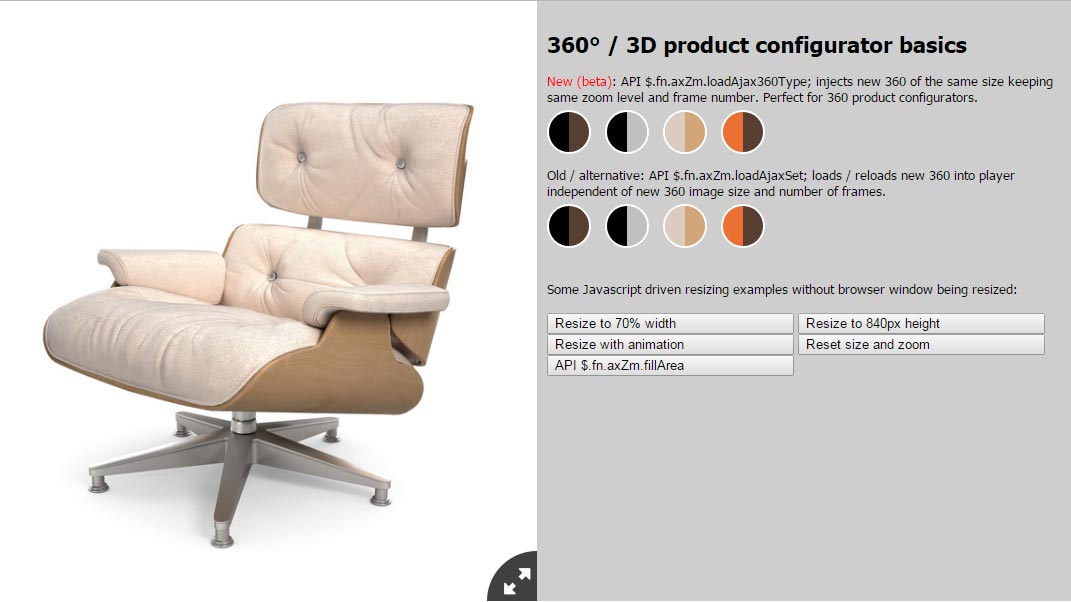 360° - 3D product configuration basics